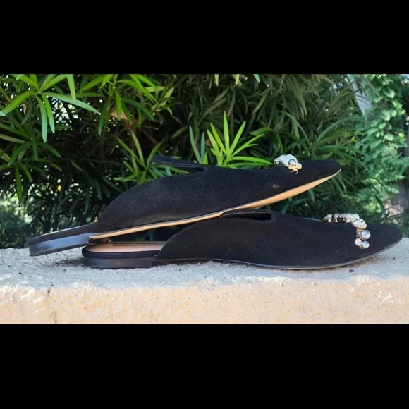 Karl Lagerfeld Black Mules Size 9 Style: Nola - Picture 8 of 9